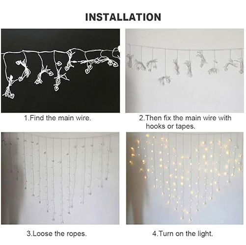 Heart Shape Hanging Fairy Light